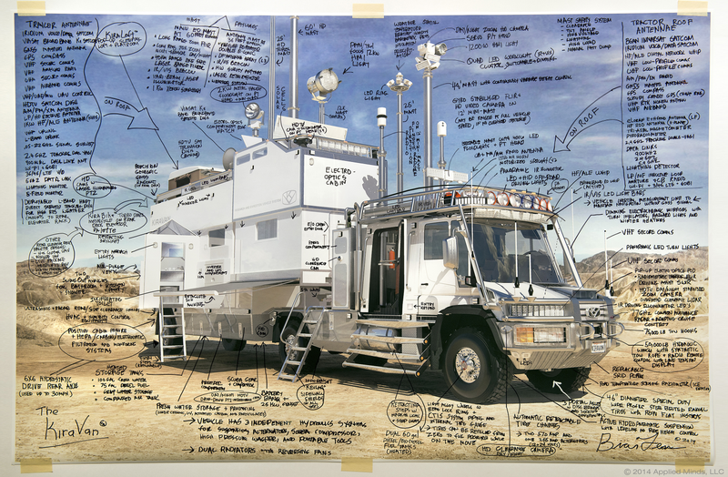Illustration for article titled Este camión de alta tecnología para expediciones es el Optimus Prime de las autocaravanas